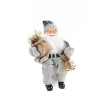 Santa postavička sediaca 40 cm s plnou taškou darčekov Santa postavička sediaca 40 cm s plnou taškou darčekov